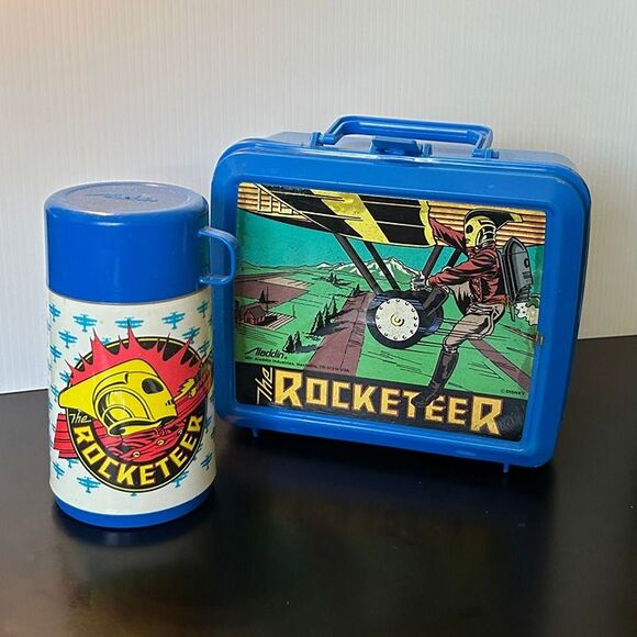 The Rocketeer Lunch Box with Thermos. Disney 1991 - Picture 1 of 8